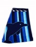 Dolphin Print Beach Towel